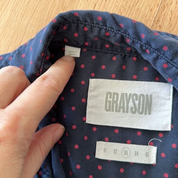 Grayson polka dot button up shirt - Picture 7 of 9
